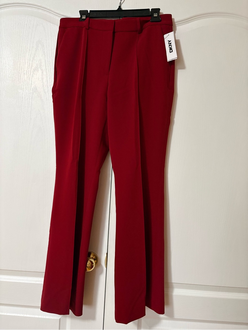 Donna Karan Deep Wine colour Boot Cut Dress Pants